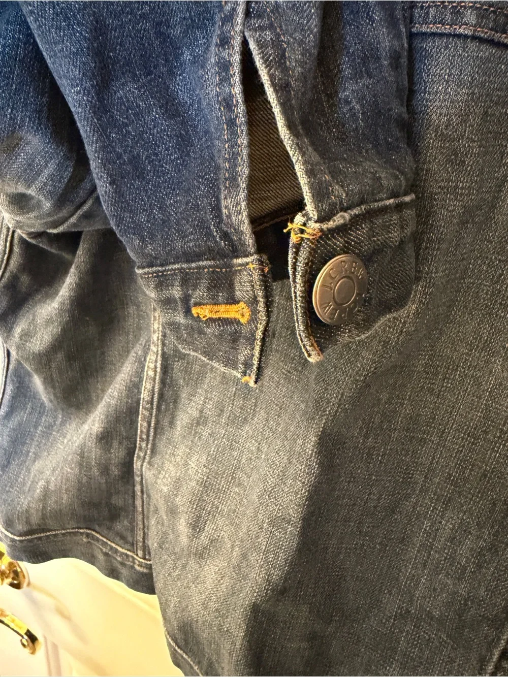 J. Crew Vintage-Style Medium Blue Denim Jacket